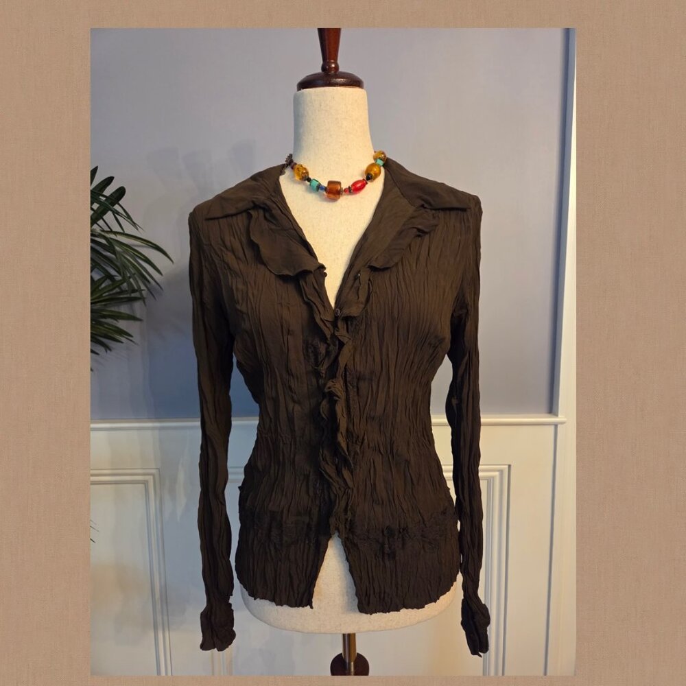 Axcess Button Down Blouse